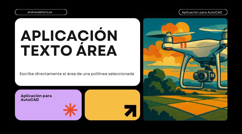 Aplicacion texto area para autocad